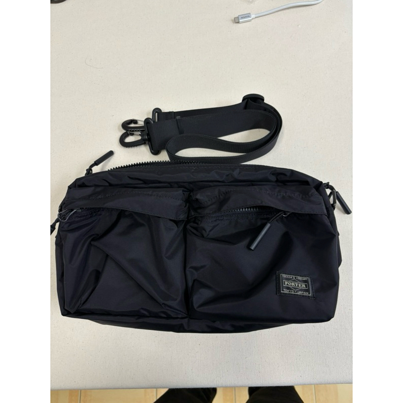 [全新］日本Porter 單肩斜側包/腰包 兩用包