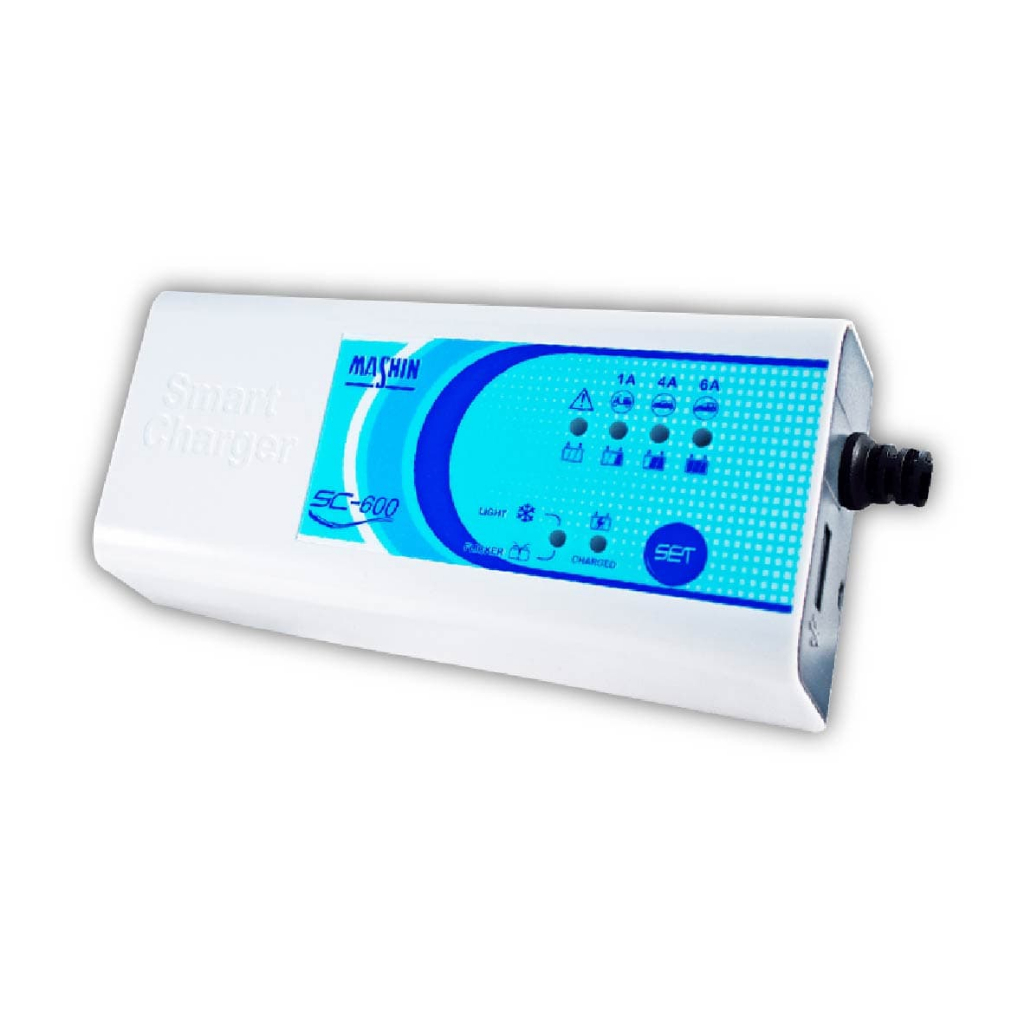 MASHIN麻新 SC-600 智能型鉛酸電瓶充電器