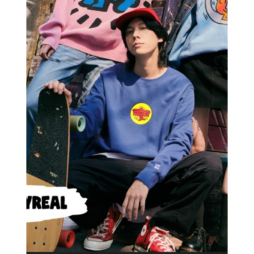 STAYREAL x Keith Haring 飛翔吧!厚棉T 黑標M 五月天 阿信 怪獸 瑪莎 石頭 冠佑 SR