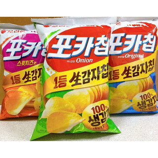 (現貨) 韓國 ORION 好麗友 Pocachip 100%生馬鈴薯片 洋芋片 韓國餅乾