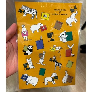 【日本文具代購】 現貨 maruman x midori asano 聯名限定貼紙