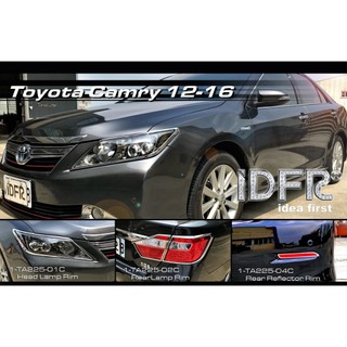 IDFR ODE 汽車精品 TOYOTA CAMRY 11-14 鍍鉻大燈飾框 後燈飾框 後反光片框 裝飾配件