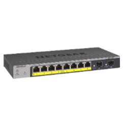 (聊聊享優惠) NETGEAR GS110TP 10埠 Giga智慧網管型PoE交換器 (臺灣本島免運費)