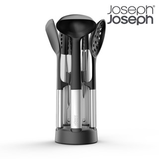 【Joseph Joseph】Elevate系列不沾桌矽膠料理鏟杓5件組(附立座)｜官方旗艦店