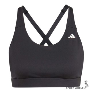 Adidas 運動內衣 女裝 中度支撐 排汗 黑【運動世界】IT6693