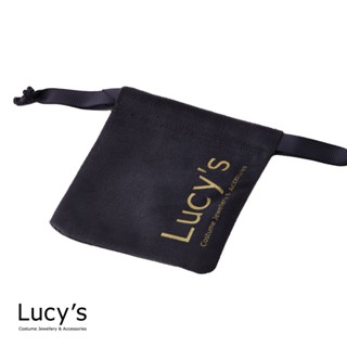 Lucy's 絨布束口袋 (灰)