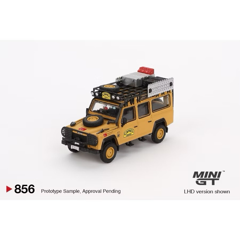 (玩夢) 吊卡 MINI GT No.856 Land Rover Defender 110 Camel Trophy