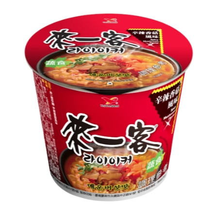 【統一】 來一客辛辣香菇風味杯麵(69g*12入/箱)