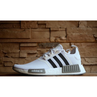（全新未穿）ADIDAS NMD R1 PRIMEBLUE 經典款白色慢跑鞋
