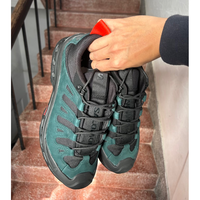 -即將斷貨-Salomon Quest Low 2 x GR10K 墨綠/黑 聯名款 登山 露營