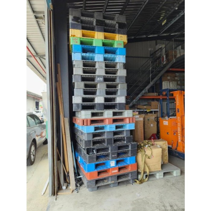 日本中古棧板/二手棧板/耐重型塑膠棧板/NG 棧板 年終清倉賣 堆高機油壓車皆可用