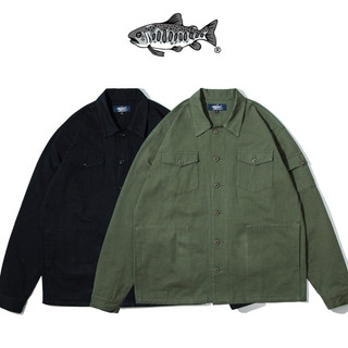 全新JKS LS BDU Shirt 水洗厚棉軍襯衫S 軍綠色