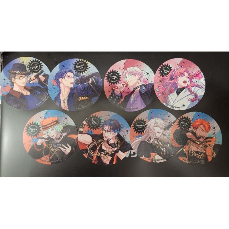 Paradox Live 五週年 特典 杯墊 夏準 安 神林 西門 犬飼 紫音 賢太 凌牙 BAE 獄Luck