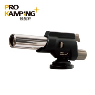 Pro Kamping 領航家 溫控防衝火瓦斯噴槍PK-202D 電子點火噴槍頭 卡式噴燈 露營烤肉生火 噴火槍 炙燒