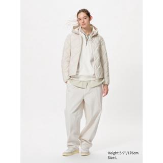 UQ UNIQLO 女裝 PUFFTECH 輕暖科技連帽外套 菱格紋羽絨外套 輕羽絨