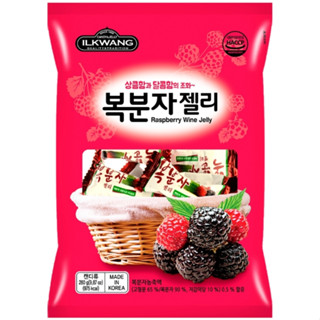 韓國 ILKWANG 覆盆子軟糖 280g/袋【快速出貨】大包裝 酸甜適中 天然無負擔 水果軟糖 進口零食 果凍軟糖