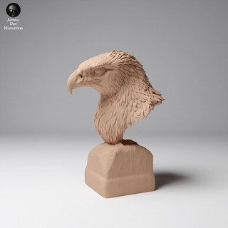 Tazo工坊[AD] 金鵰胸像Golden Eagle Bust 3D列印模型MW