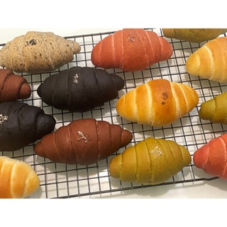🥐6.✨馬卡龍-鹽可頌奶油捲✨8個/份#👍新鮮手工現做❄️冷凍櫃就是每個家庭的烘焙坊👍美味早餐自己做❤️烘焙萌廚房