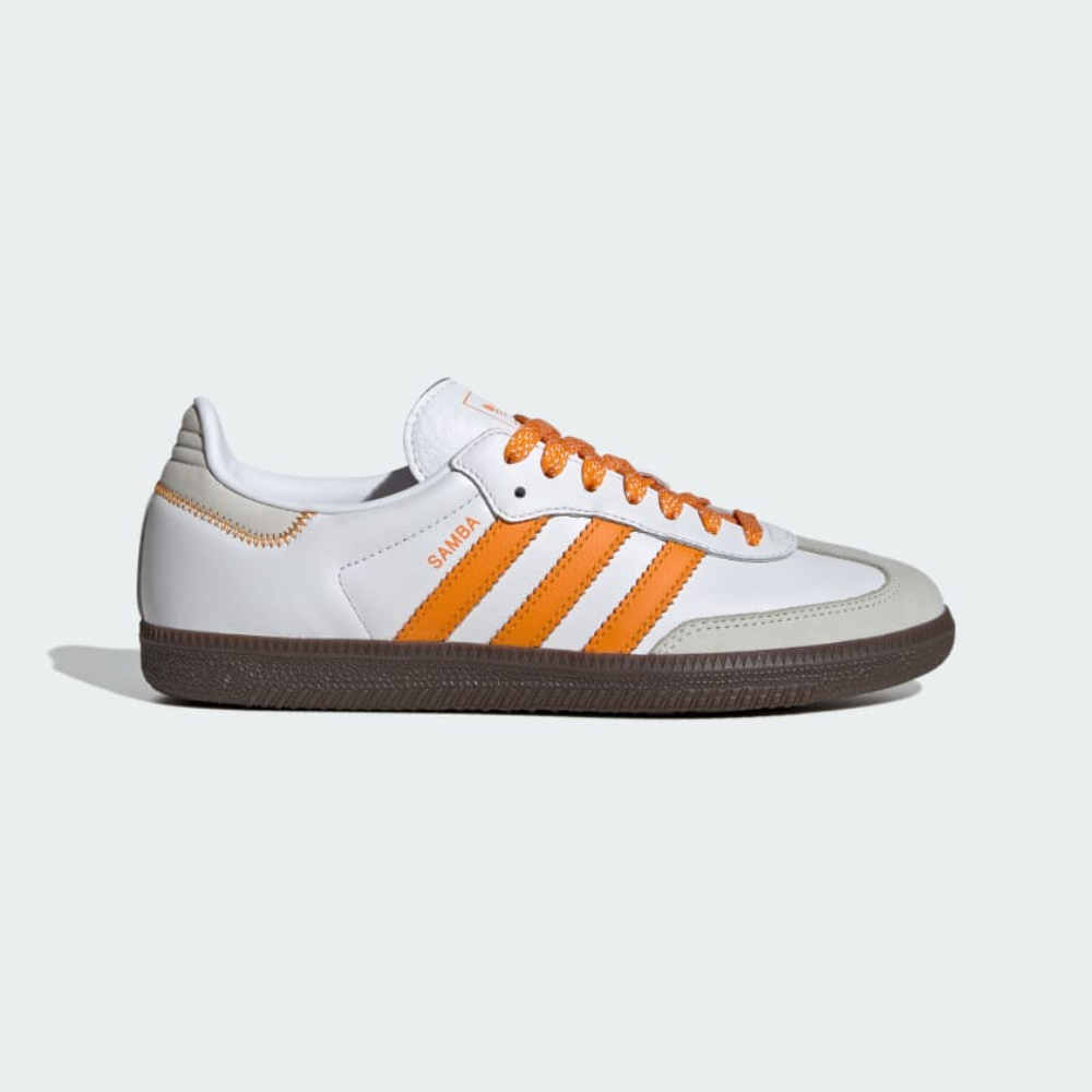 Adidas SAMBA OG W 休閒鞋 女 麂皮 膠底 德訓鞋 橘 IE6521