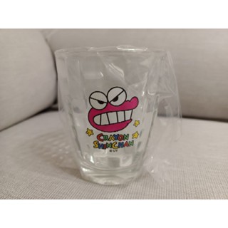 蠟筆小新-復古格紋250ml玻璃杯_交換禮物_送禮推薦_實用居家用品
