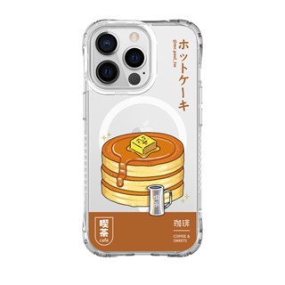【TOYSELECT】保羅先生吃茶店奶油鬆餅抗黃防摔MagSafe iPhone手機殼