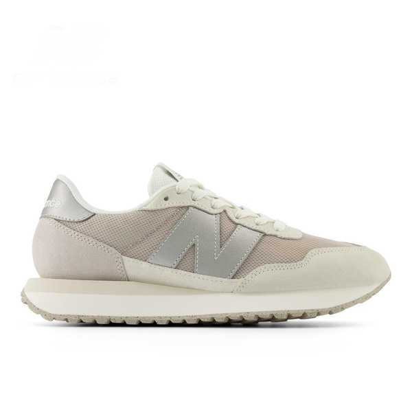 NEW BALANCE NB237 女 休閒鞋 麂皮 復古 穿搭 灰銀 B楦-WS237MSB