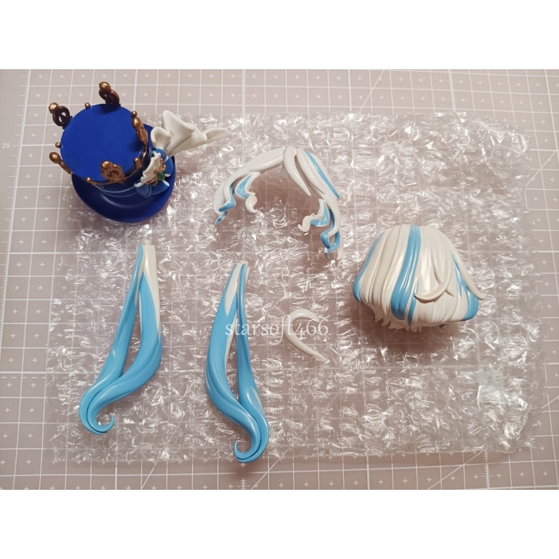 原神 頭髮 頭殼 水神 芙寧娜  gsc 黏土人 黏土娃 ob11 ob22 ob24 可用 (先聊聊確認)