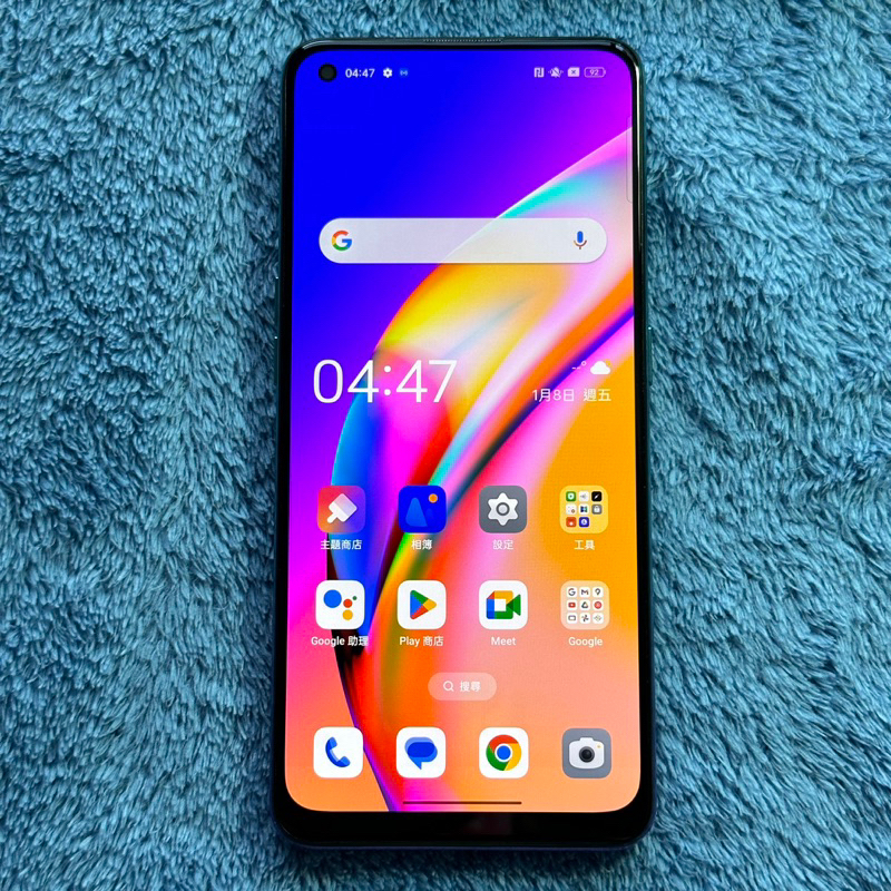 Oppo Reno5 z 128/8GB 藍 功能正常 二手 6.43吋 歐珀 Reno5z Reno 螢幕細微刮傷烙印