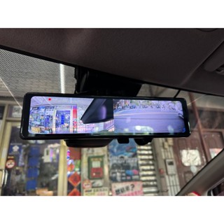 新店【阿勇的店】sienta Carson 2K 後視鏡型前後行車紀錄器/電子後視鏡行車紀錄器+倒車影像+GPS測速器