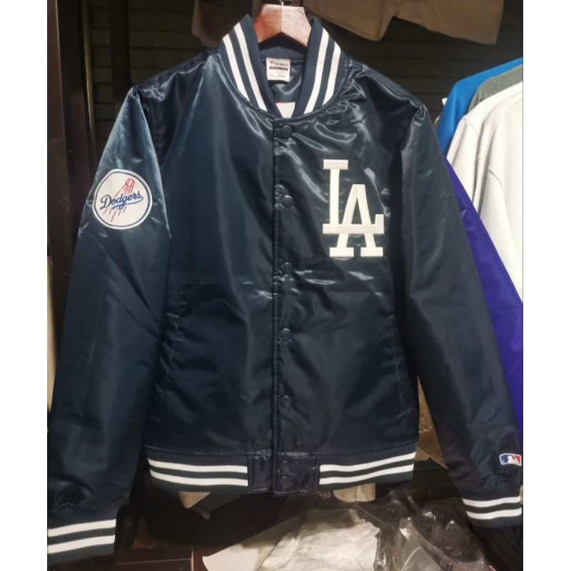 LA DODGERS 道奇隊 藏藍 棒球外套 夾克 OHTANI 嘻哈 饒舌 尺碼M~XL