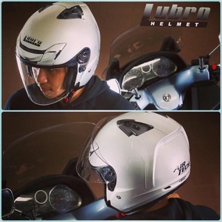 [J.M傑米車藝] Lubro Air Tech素色 送默片 or 電鍍片 安全帽 四分之三