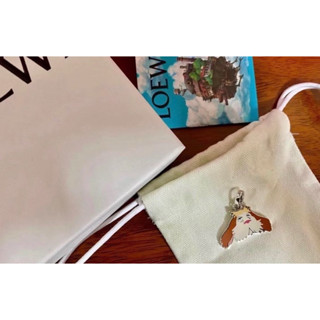 loewe 霍爾的移動城堡 因因 狗 吊飾 銀飾 墜子 墜飾 宮崎駿 聯名