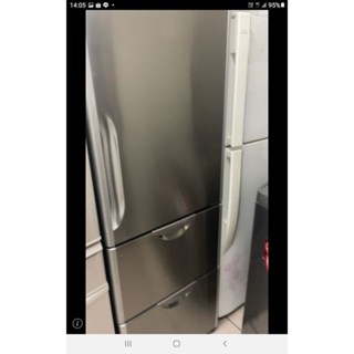 二手中古日立385公升3門靜音超變頻冰箱，型號R-N41WS，自動製冰，保固3個月，詢問大戶藥師