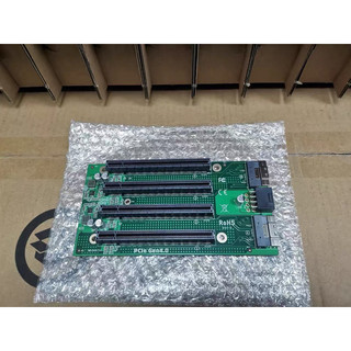 全新PCIe 4.0 x4x4x4x4延長轉接擴充套件獨立SlimSAS 8654轉底板