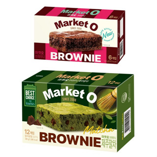 韓國 Market O 巧克力布朗尼蛋糕 120g 6入 抹茶布朗尼蛋糕 240g 12入 現貨