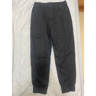 《二手服飾》Uniqlo 束口棉質長褲 深藍色 S號 九成新 只穿過一次！