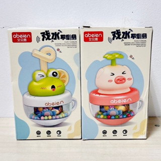 現貨 戲水不倒翁 玩水玩具 小豬款 青蛙款 不倒翁 洗澡玩具 GU-886061