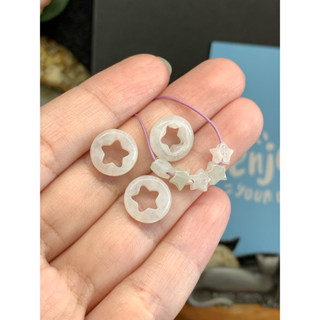 J.S精品珍寶*「天然翡翠」 * P * 翡翠圈 / 跑環 / 通孔圈