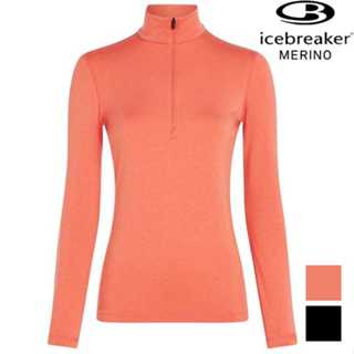 Icebreaker Core Heavyweight 女款 天絲美麗諾羊毛半開襟長袖上衣 0A575H 活動價