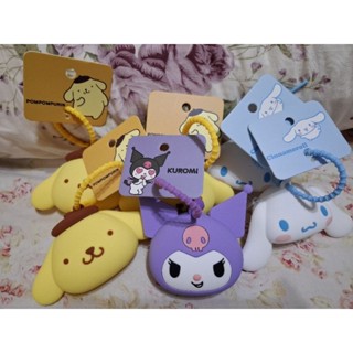 全新商品 正版授權雷標 Sanrio 三麗鷗 酷洛米 大耳狗 布丁狗 矽膠零錢包 耳機包 收納包 吊飾 鑰匙圈 現貨