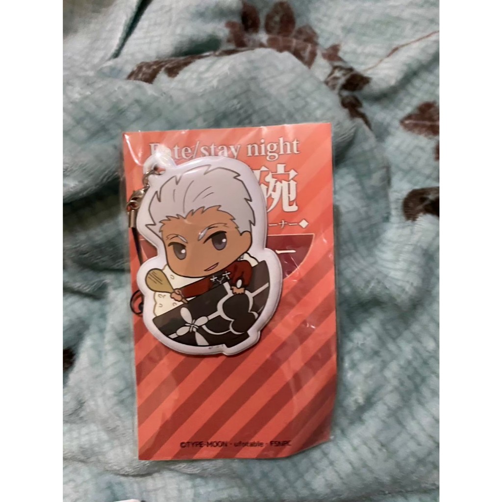 (特價)Fate/stay night 茶碗 手機擦 ARCHER 衛宮 紅a FGO
