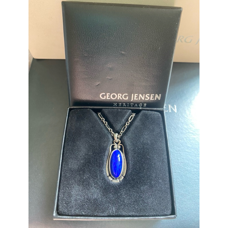 Georg Jensen喬治傑生GJ 2009 丹麥製 青金石年度項鍊