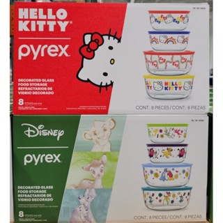 【小如的店】COSTCO好市多線上代購~Pyrex Disney 玻璃保鮮盒(含蓋共8件組) 1459394