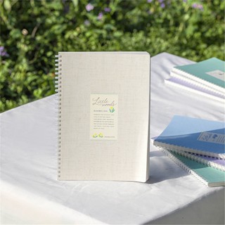 KOKUYO Little Woods軟線圈8mm點線筆記本/ A5/ 80頁/ 米 eslite誠品