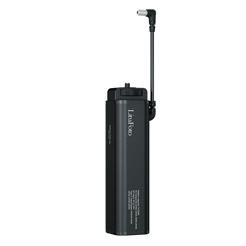LituFoto K1 電源手把 (暫無交期) 電池手把 100W輸出 DC USB-C 20700mAh 公司貨