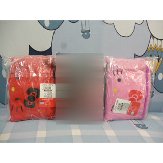 HELLO KITTY 收納旅行袋 防水 可折疊 可套在行李箱拉桿上 雷射標籤