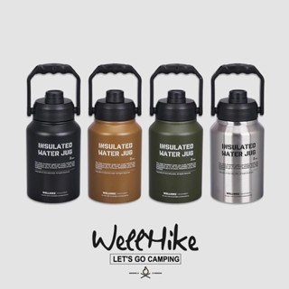 wellhike 2L不鏽鋼保溫壺 冰桶 保溫水壺 保冰桶 保冰水壺 保溫壺 露營 冰塊桶 運動水壺 不銹鋼水壺 不鏽鋼