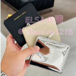 輕巧小短夾 🌟【開立發票🧾】❤️ELSA代購❤️新加坡小CK品牌專櫃正貨代購拉鍊式短夾 CK6-50770356