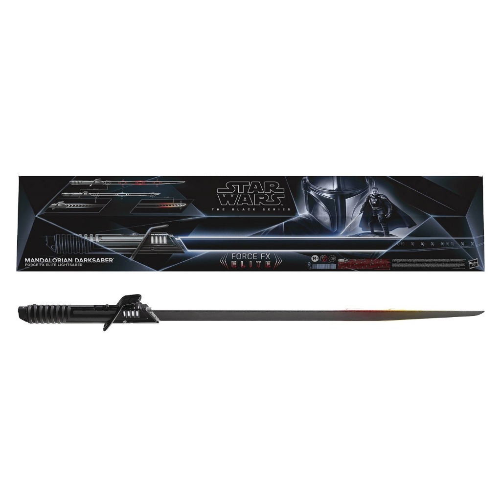 【超萌行銷】現貨賠售 星際大戰 Star Wars 曼達洛人 黑標 高階光劍 FORCE FX 暗黑光劍 1:1