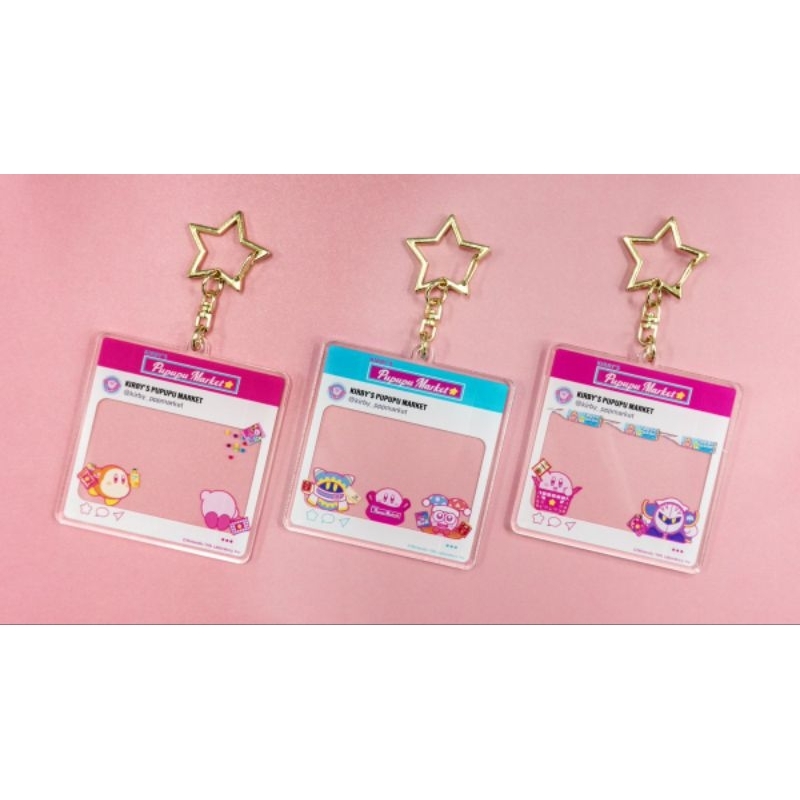 ＜現貨＞星之卡比日本商店特典 壓克力吊飾 透明壓克力吊飾 星之卡比壓克力 星之卡比吊飾 卡比PUPUPU MARKET